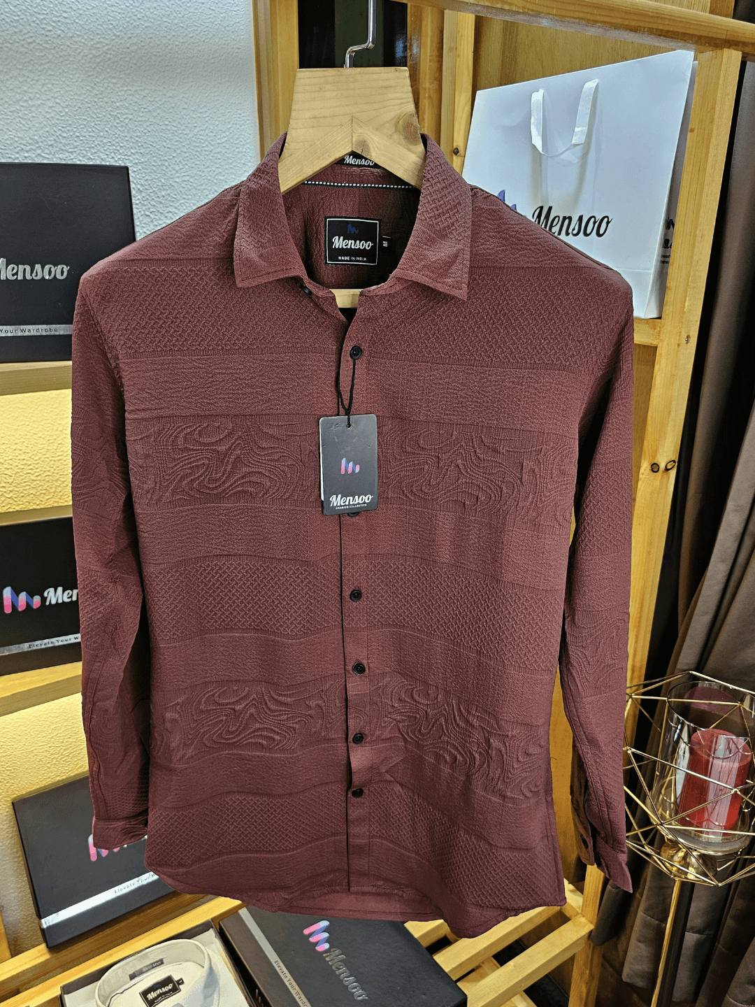 coffee brown colour shirt