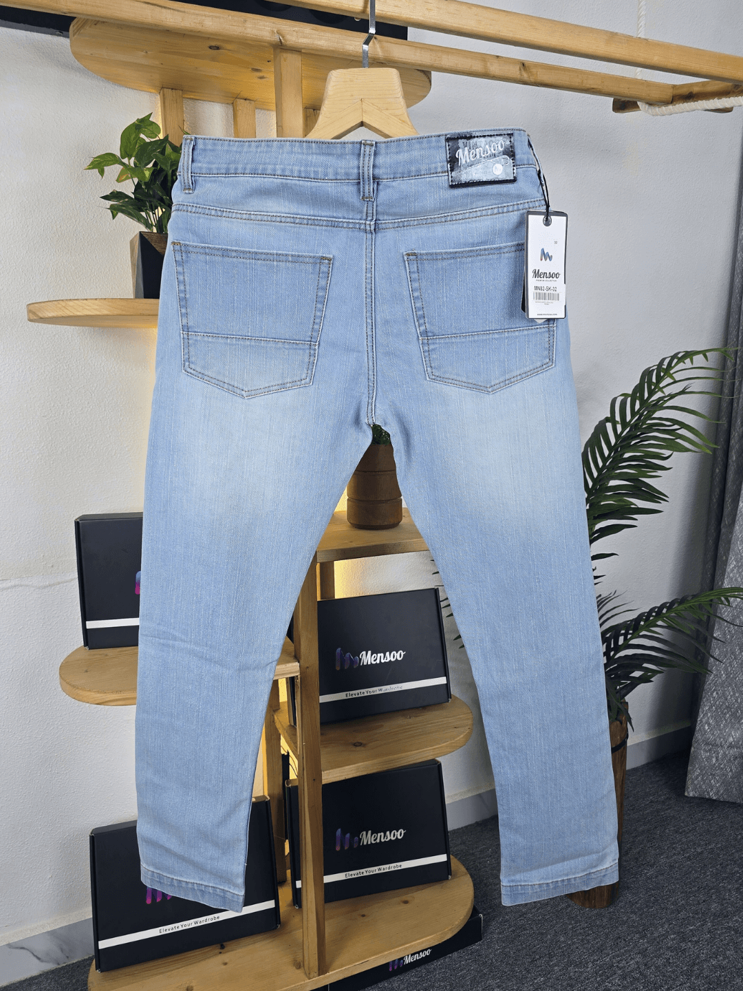 Sky wash narrow fits as it gets Jeans