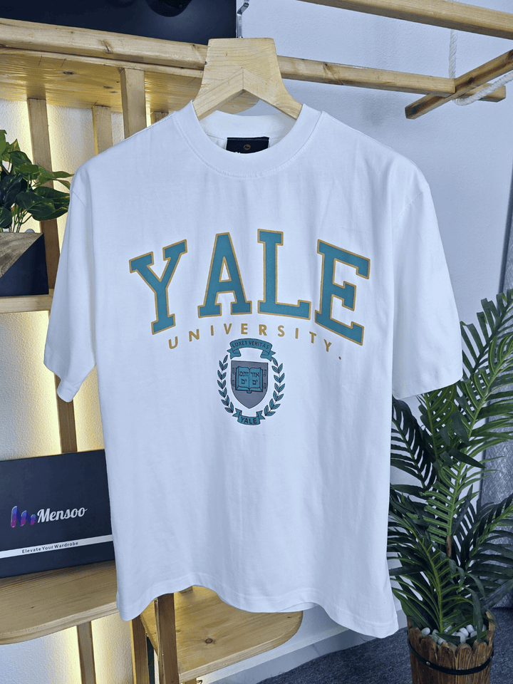 Mensoo New City Over Sized T Shirt White Yale