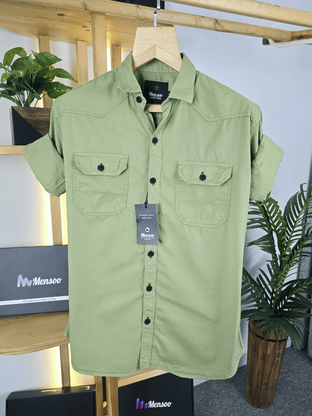 Double Pocket Denim Shirt Pista