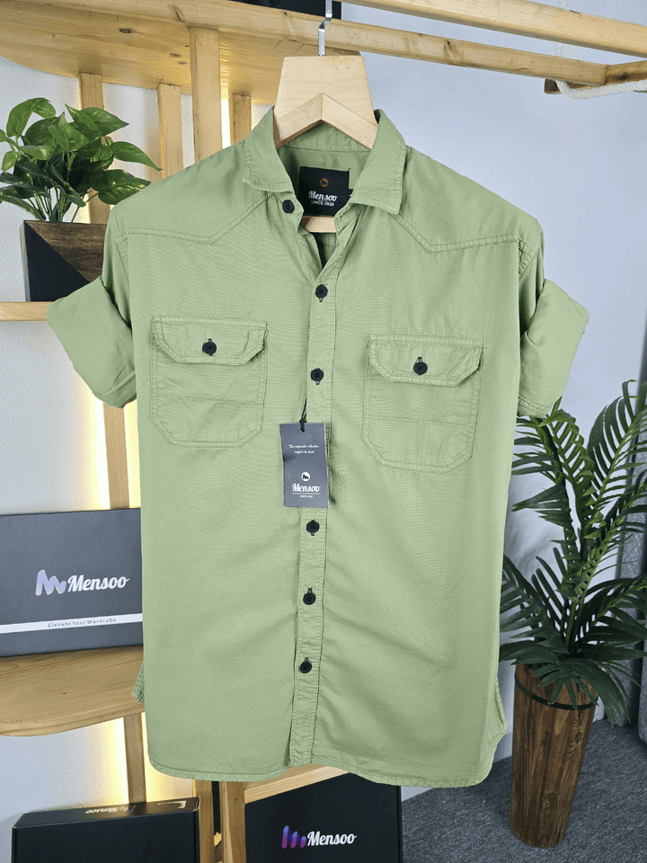 Double Pocket Denim Shirt Pista