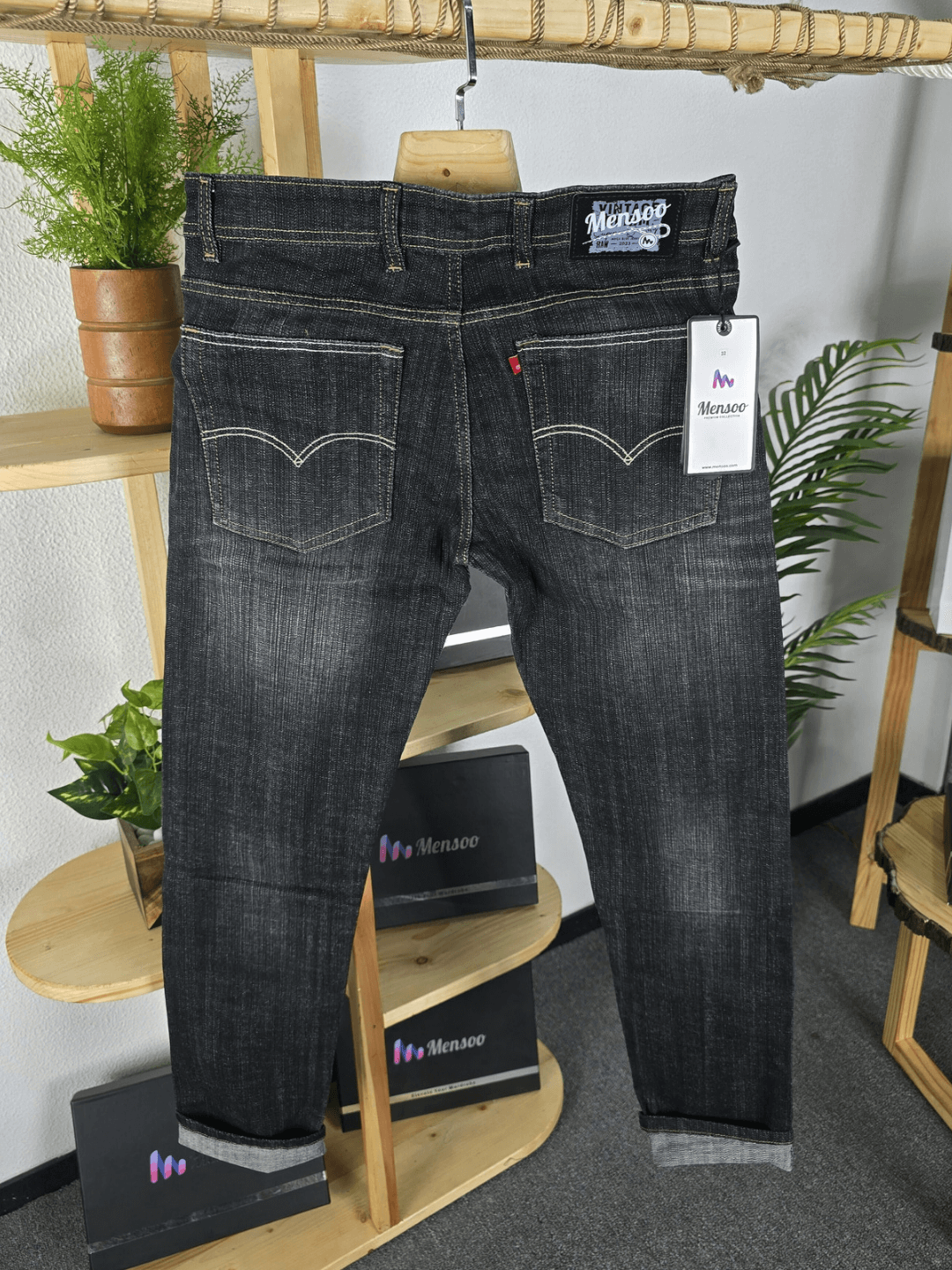 Dark Carbon Narrow Fit Jeans