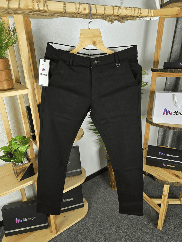 Lycra Mensoo Chinos Black