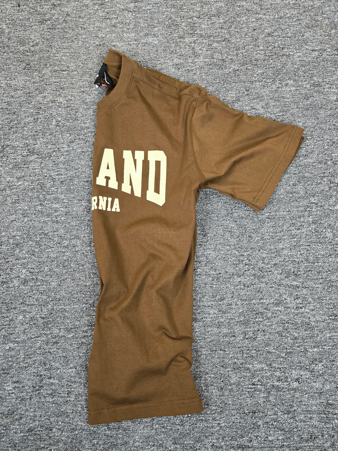 Mensoo New City Over Sized T Shirt Brown