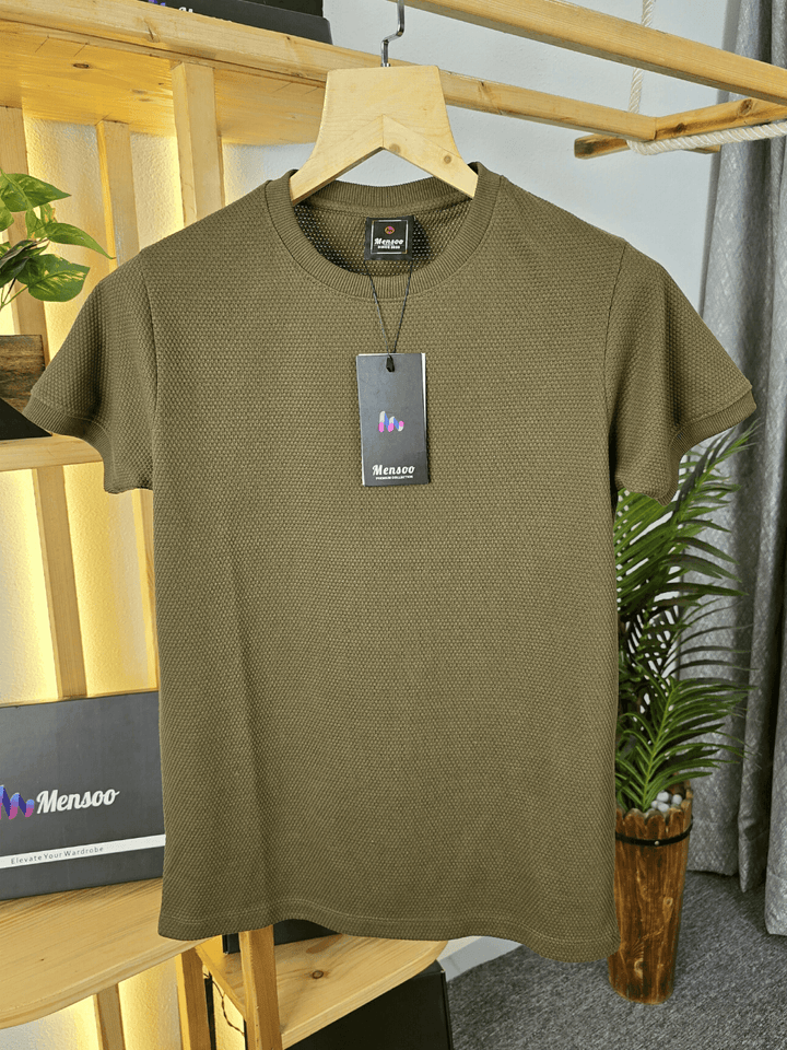 Hs Popcorn T Shirt Olive