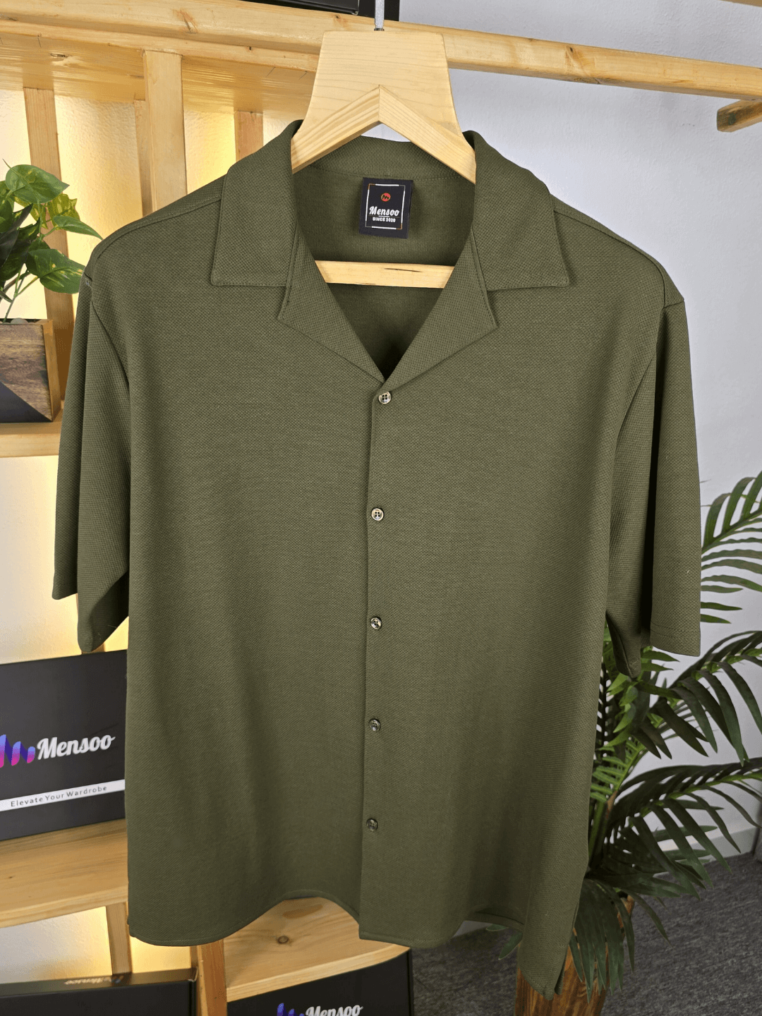 Mensoo Collar Co Set Olive