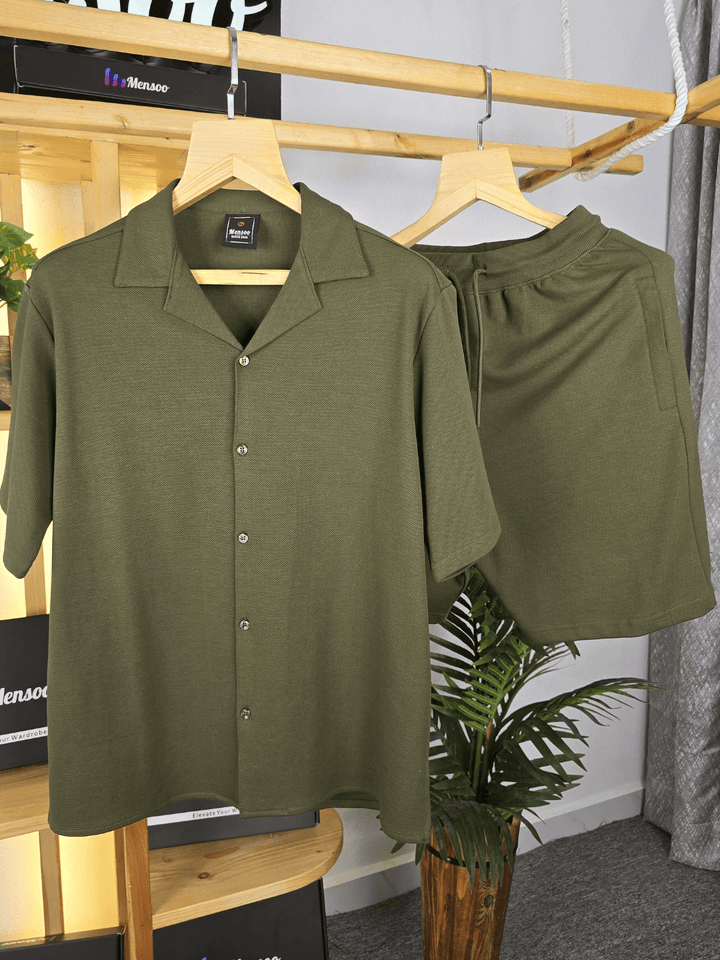 Mensoo Collar Co Set Olive