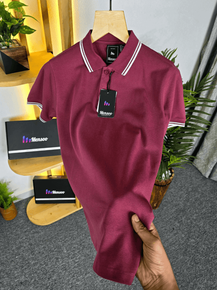 Polo Mattee T-shirt Burgundy