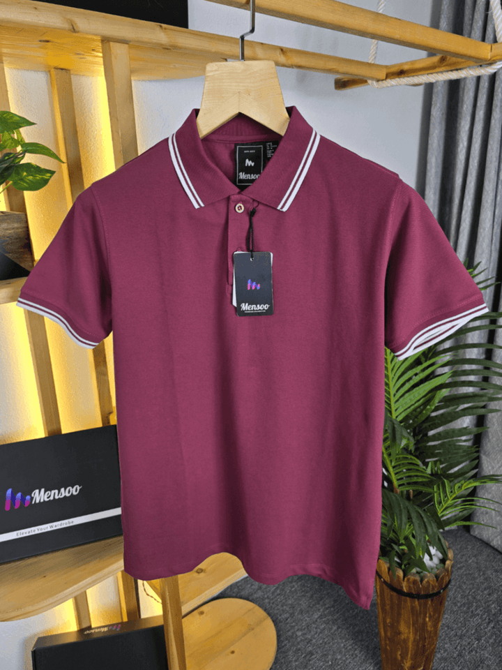 Polo Mattee T-shirt Burgundy