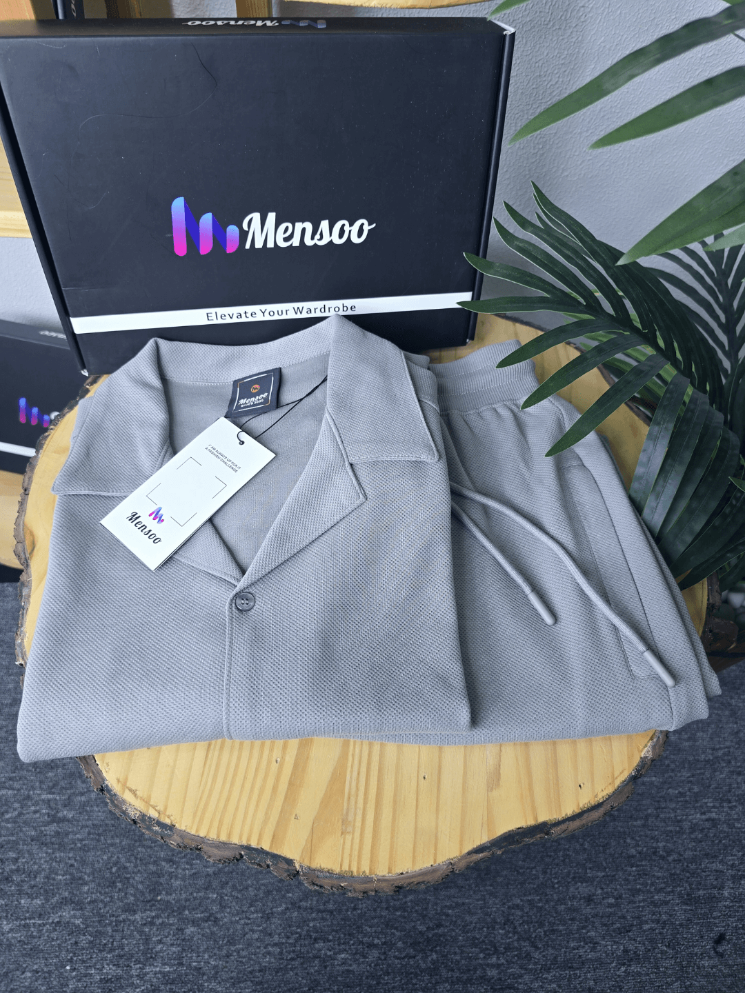 Mensoo Collar Co Set Grey