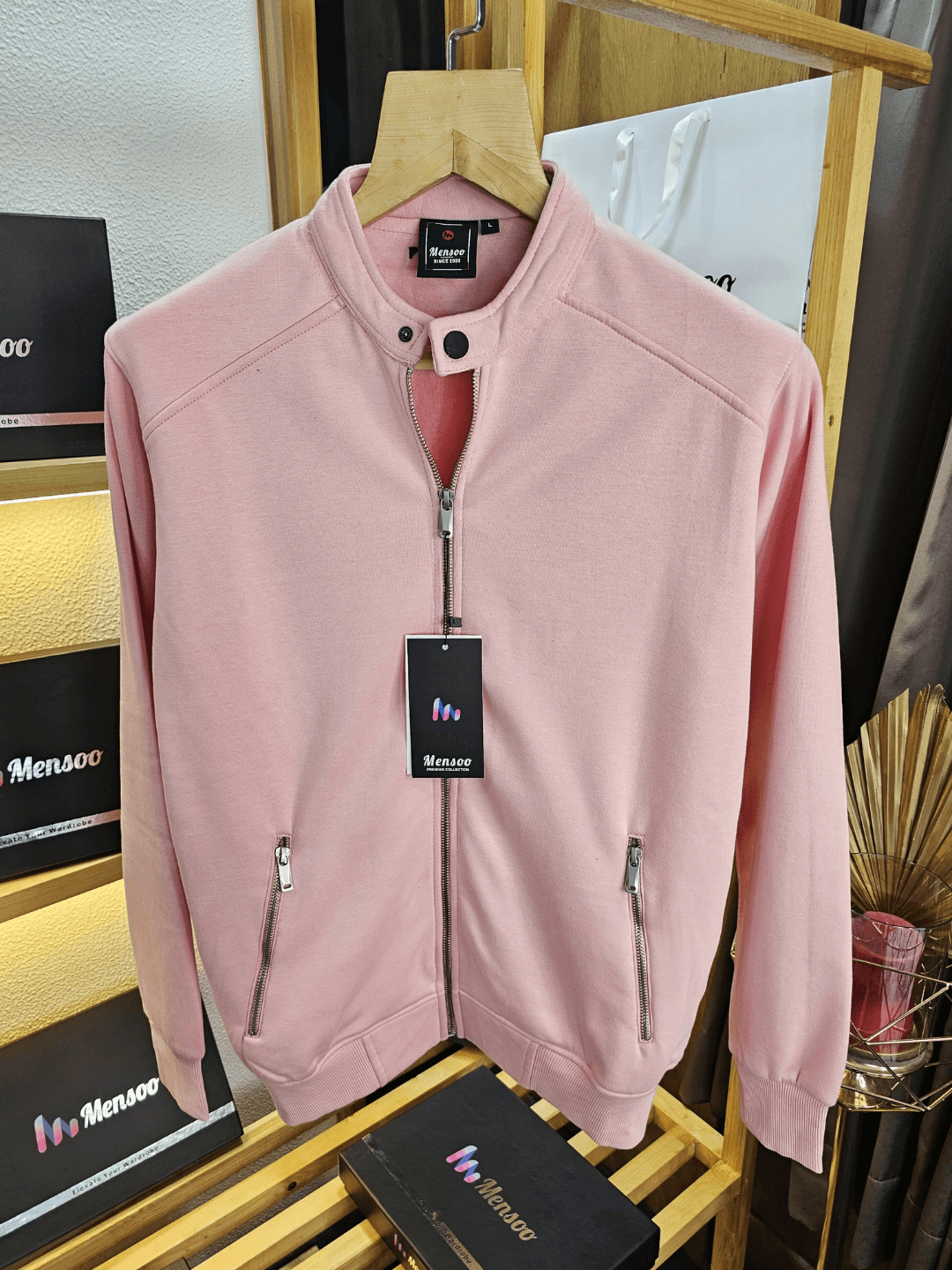 Zipper Jacket Pink