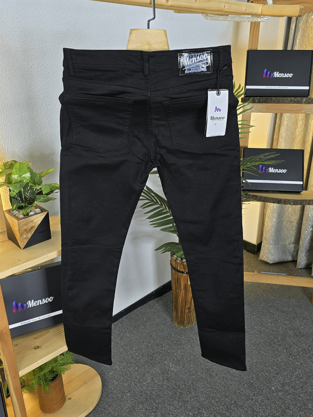 Mensoo Denim Jeans Black