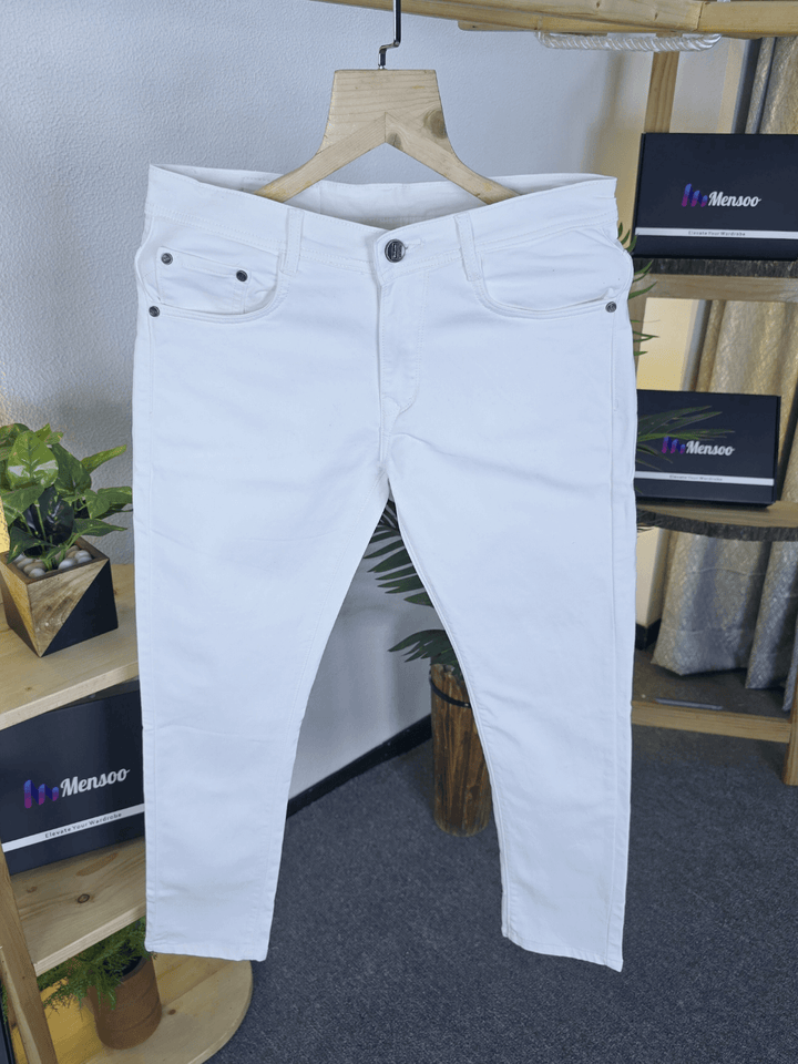 Mensoo White Jeans