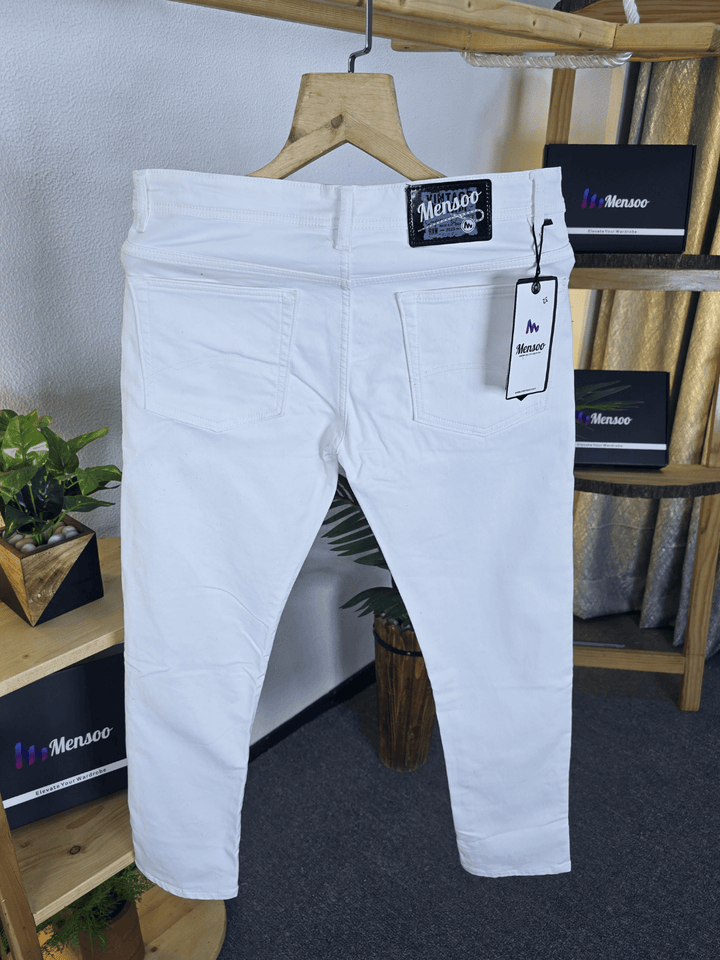 Mensoo White Jeans