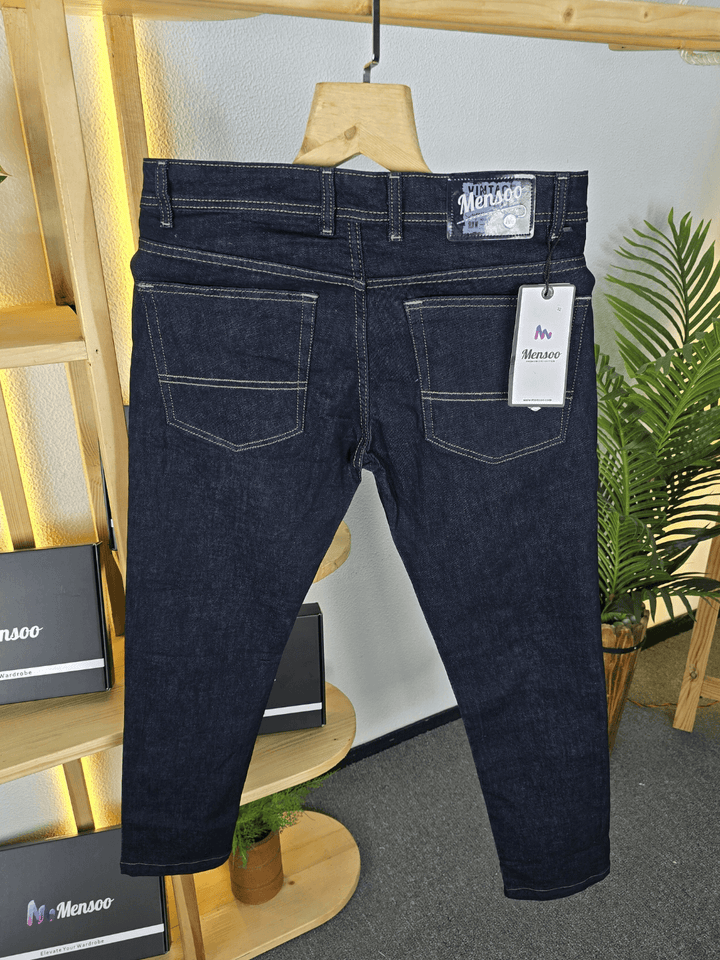 Mensoo Blue Raw Wash Jeans